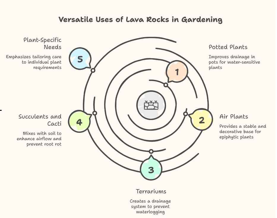 lava rock for orchids