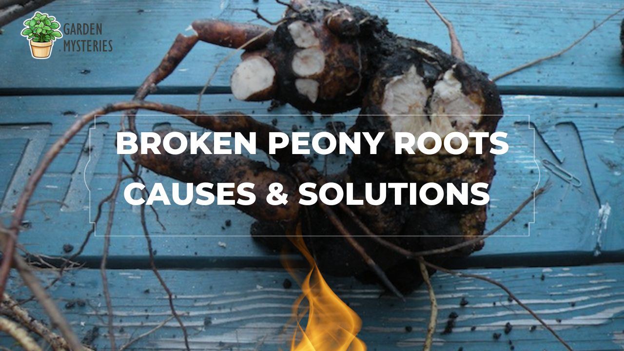 Broken Peony Roots