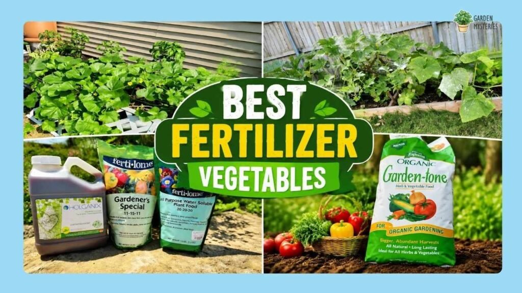 Best Fertilizers for Vegetables