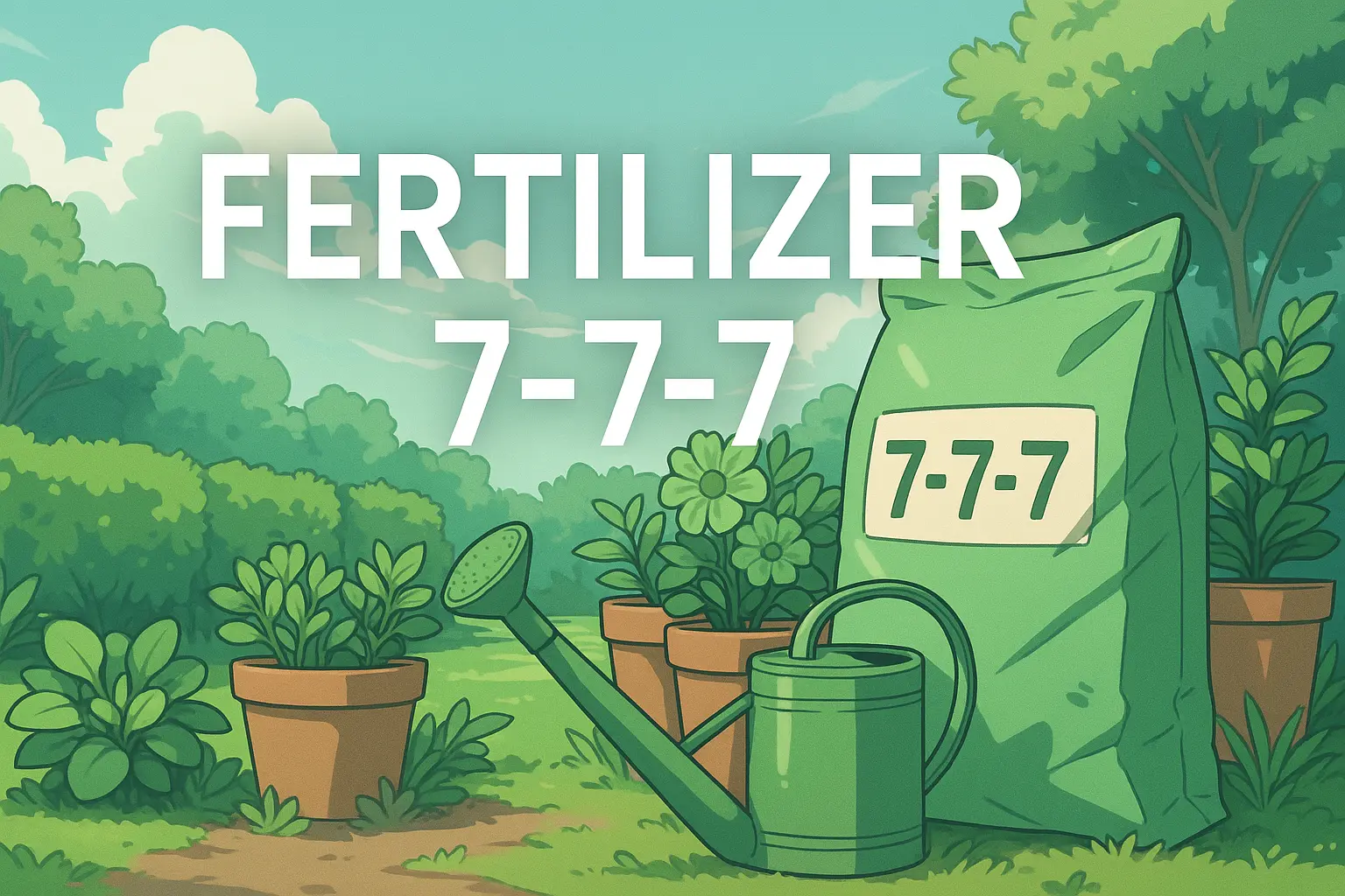 Fertilizer 7-7-7 use