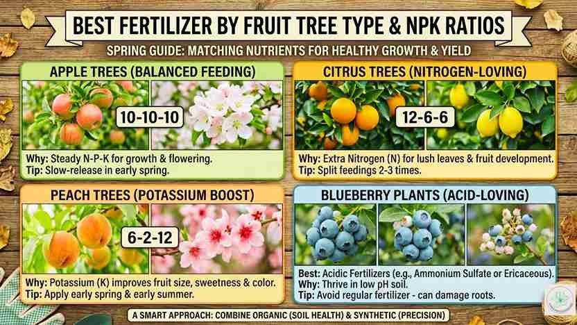 Best Fertilizers for Fruit Trees