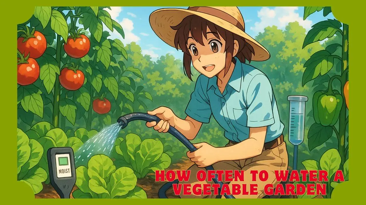 how often to water vegetable garden
