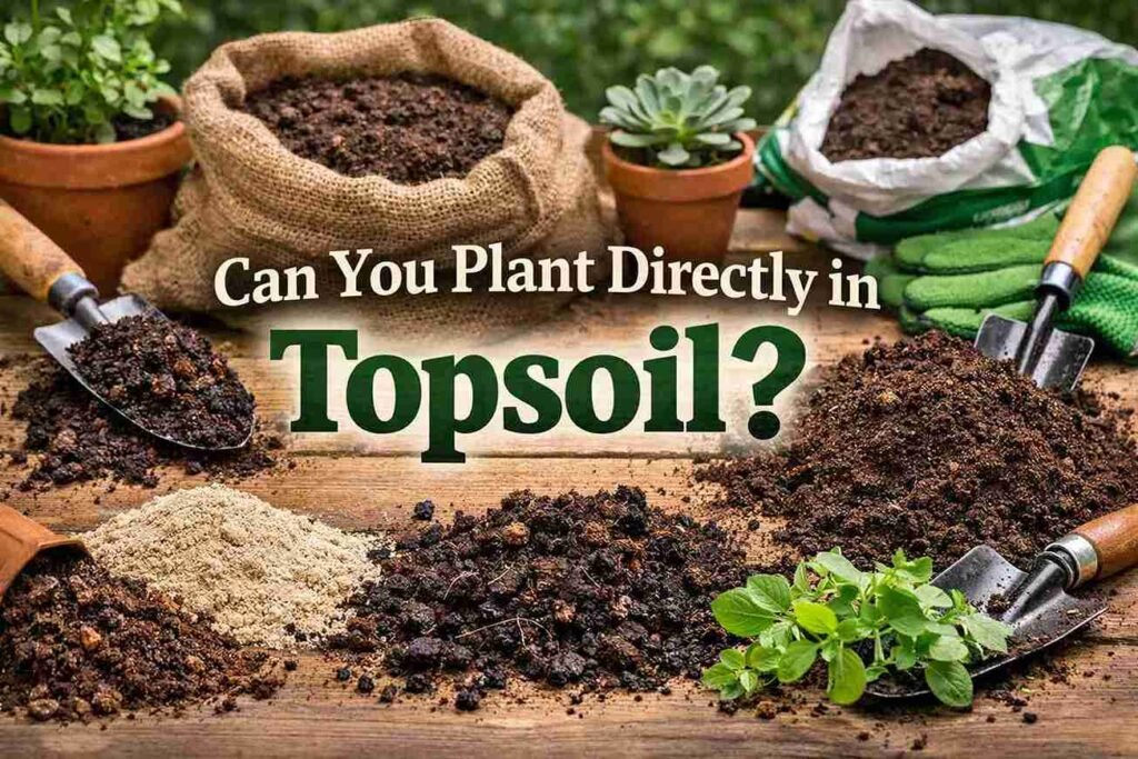 Can You Plant Directly in Topsoil