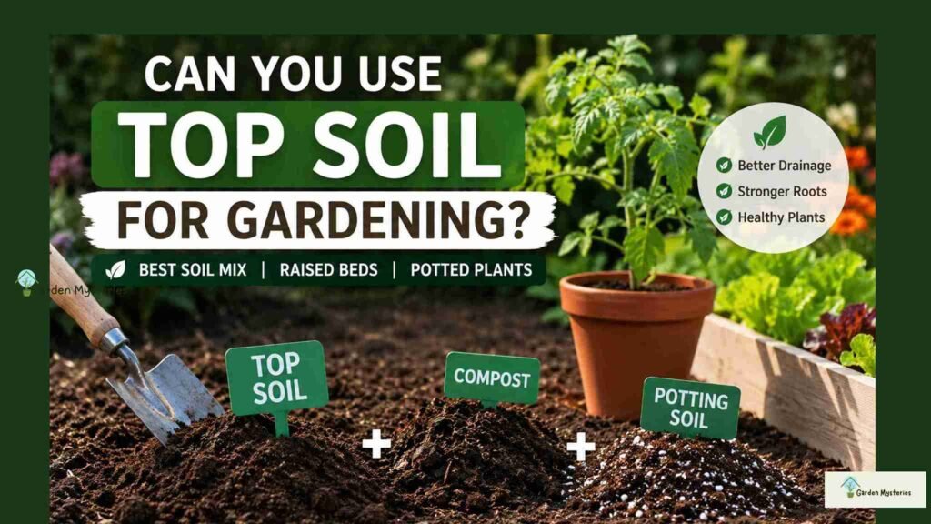 Can You Use TopSoil for Gardening?