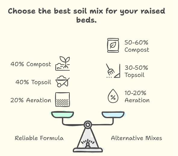 Raised Bed Soil Mix Recipe