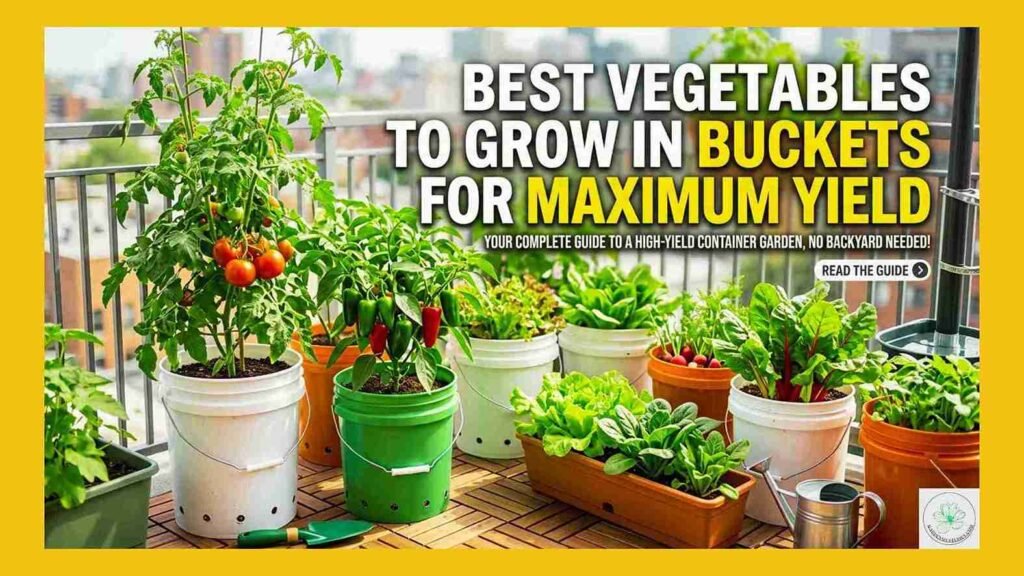 Best Vegetables to Grow in Buckets