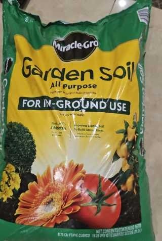 Miracle Gro Soil mix