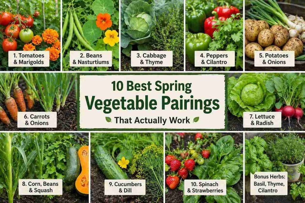 Spring Vegetable Pairings Guide: Best Companion Planting