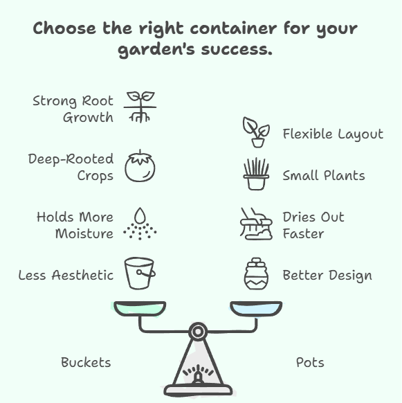 best vegetables to grow in buckets