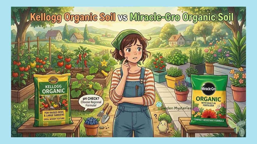 Miracle-Gro Organic Soil versus Kellogg organic soil