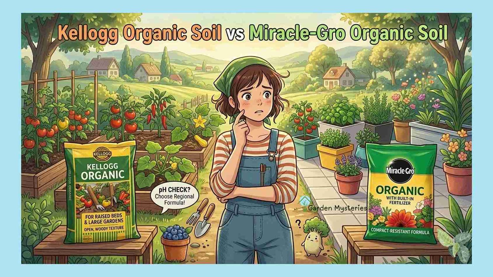 Miracle-Gro Organic Soil versus Kellogg organic soil