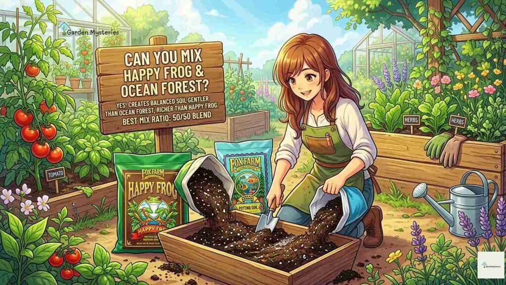 Mix both fox farm soil for indoor plants