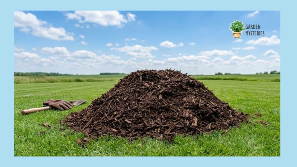 brown mulch