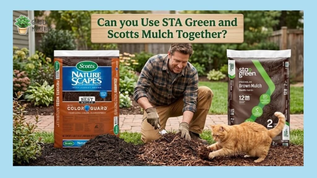 Using STA Green and Scotts Mulch Together