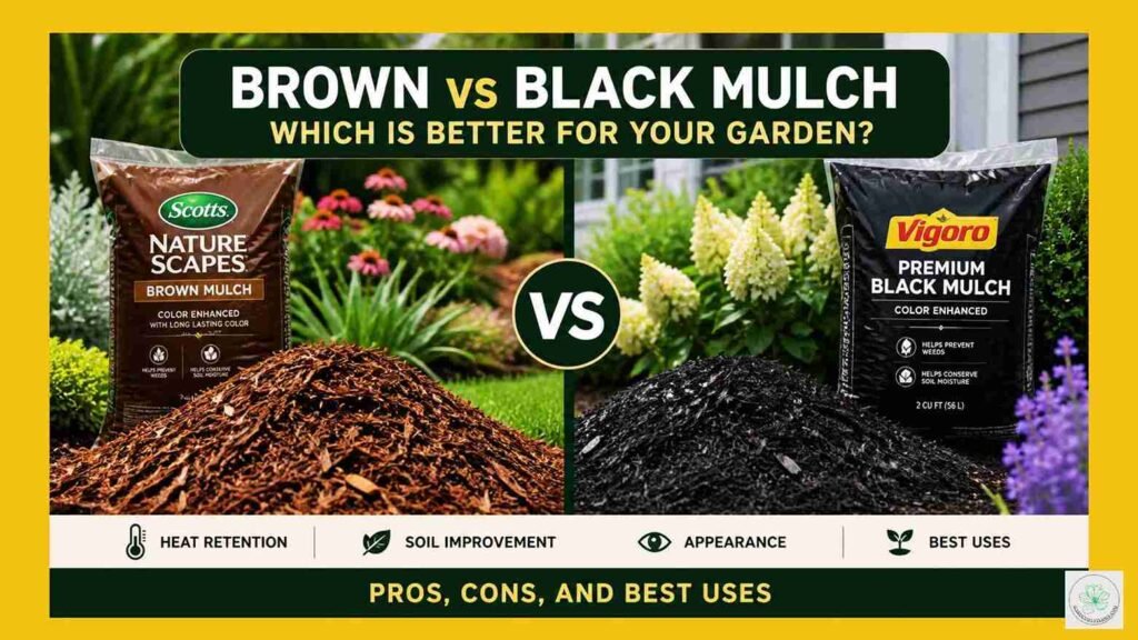Black Mulch vs Brown Mulch - Key Differences