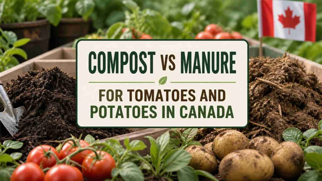 manure vs compost for vegetables