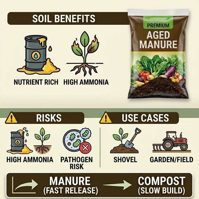 Compost & manure for soil improvement