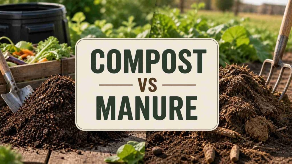 manure vs compost