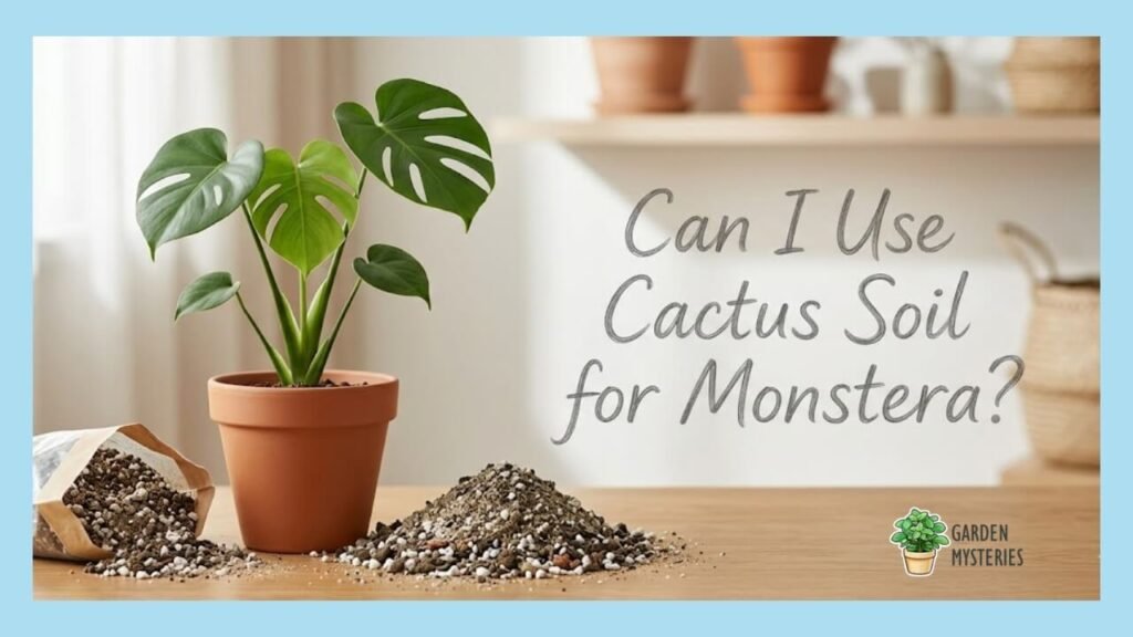 Can I Use Cactus Soil for Monstera