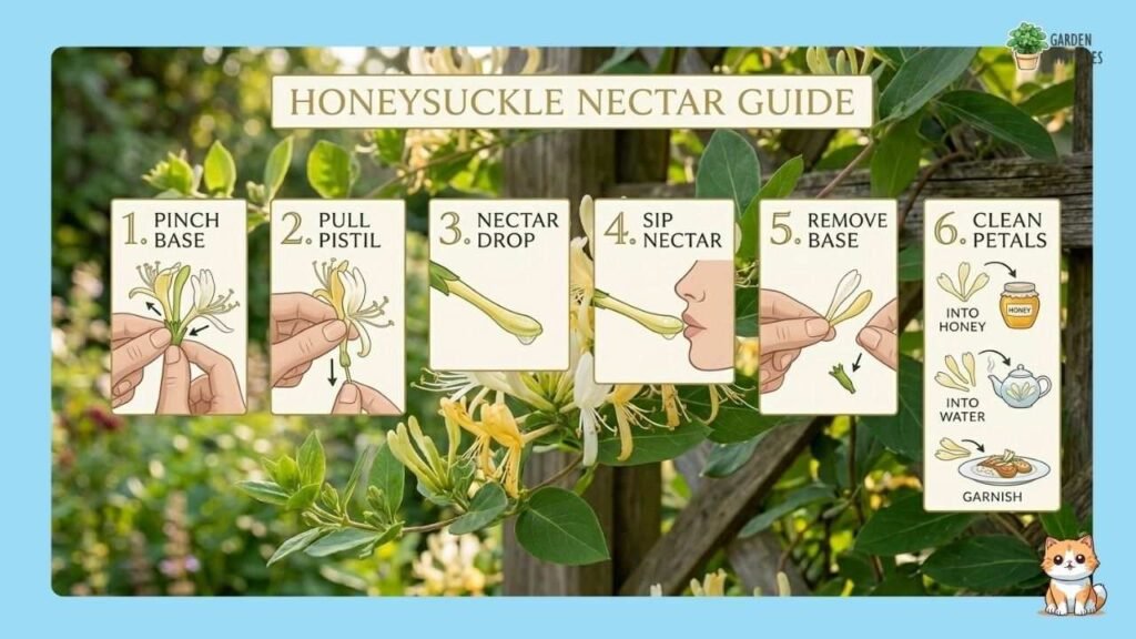 Eat Honeysuckle Flowers