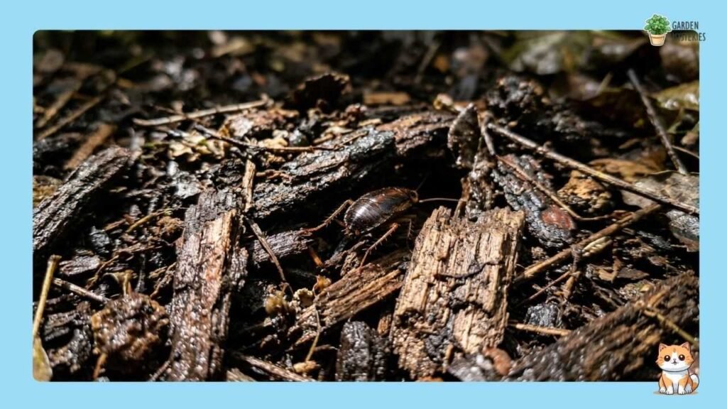 Mulch Attracts Cockroaches