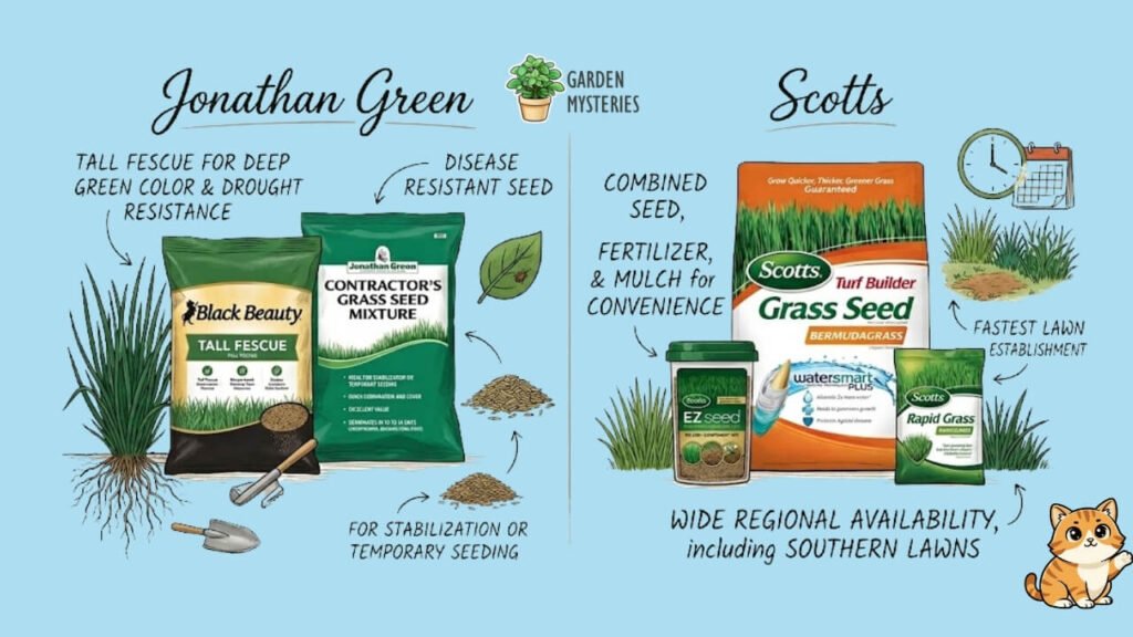 Scotts or Jonathan Green Grass Seed