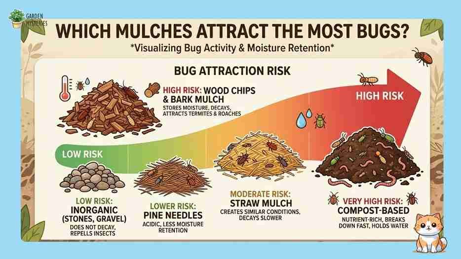 Types of Mulch Attract the Most Bugs