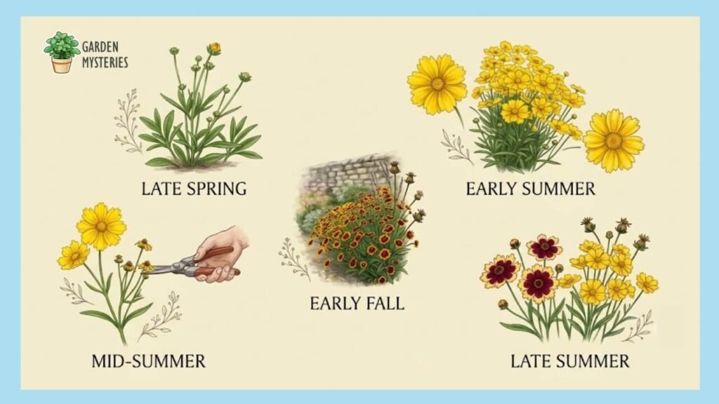 Coreopsis Bloom Timeline