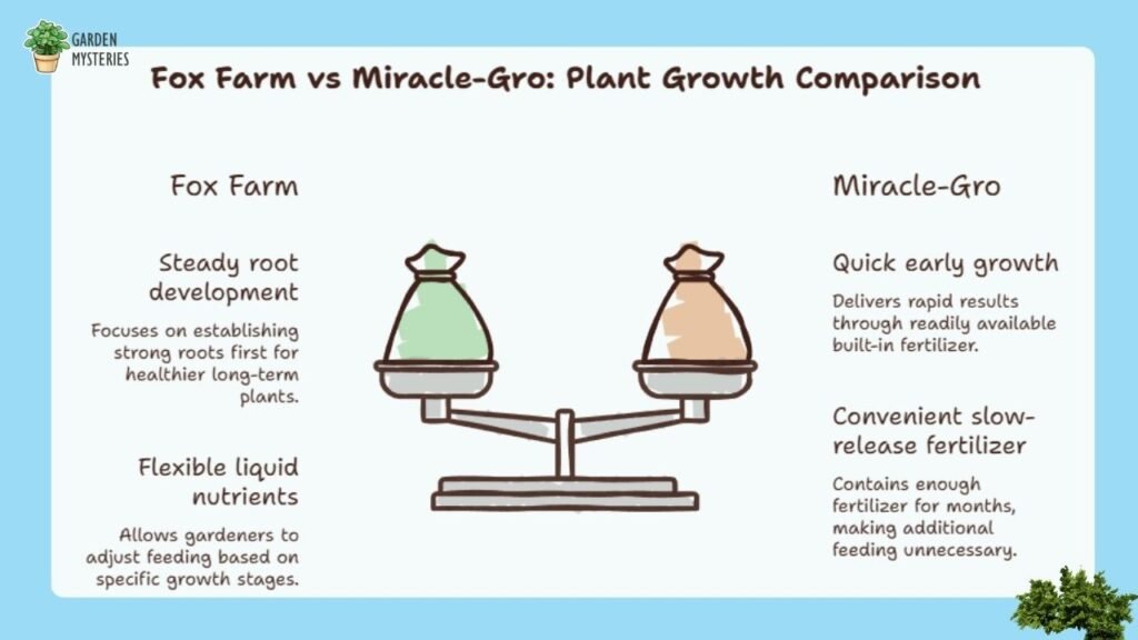 Plant Growth Comparison of Both Brands