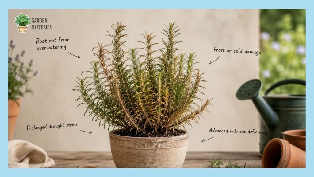 Rosemary Turning Brown