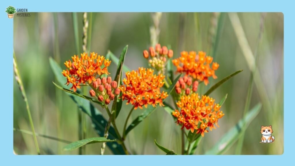 Milkweed in garden
