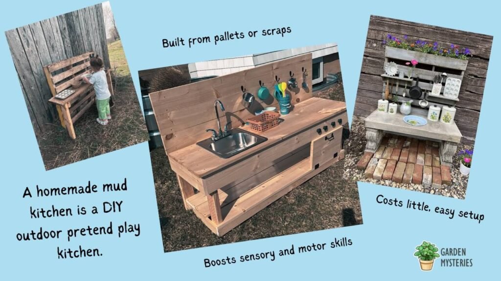 Homemade Mud Kitchen