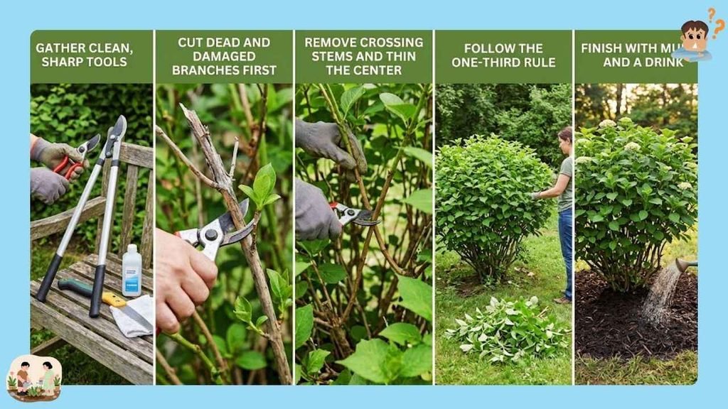 Prune when to prune snowball bush